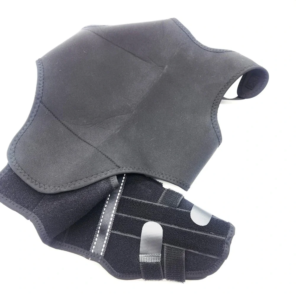 Marnonsis‎ Medium Dog Knee Brace Hind Leg ACL Support 4 Stabilizers Black